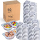 🔥HOT SALE 50% OFF🔥Double Compartment Snack Containers With Lids