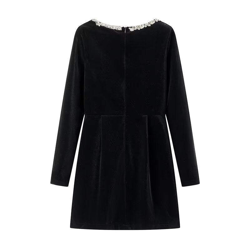 🎁Hot Sale 49% OFF⏳Elegant Long Sleeve Dress with Square Collar