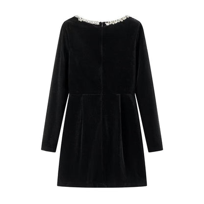 🎁Hot Sale 49% OFF⏳Elegant Long Sleeve Dress with Square Collar