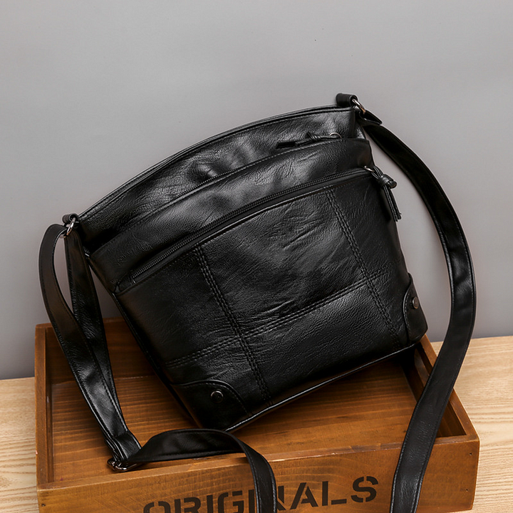 ✨Hot Sale 49% Off🌸Soft Leather Messenger Multi Pocket Large Capacity Shoulder Bag