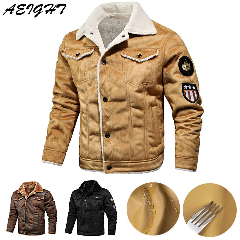 🔥Casual & Warm Men's Leather Jacket – Durable, Stylish & Comfortable! 🚛Free Shipping