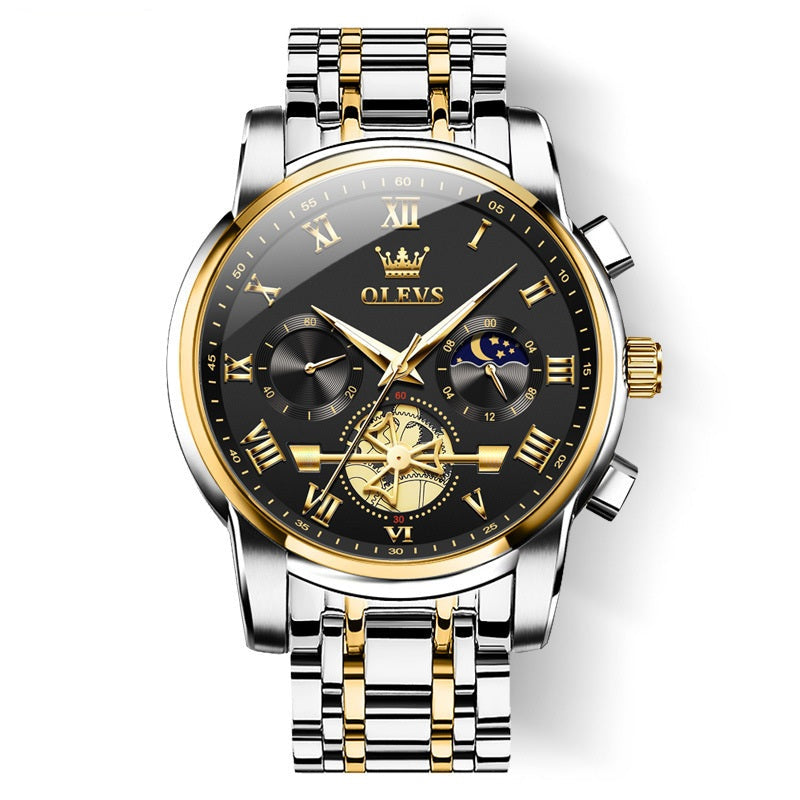 🎁Last Day Promotion🔥Luxury Design Dodecagon Quartz Watch New Multifunctional Men's Wristwatch