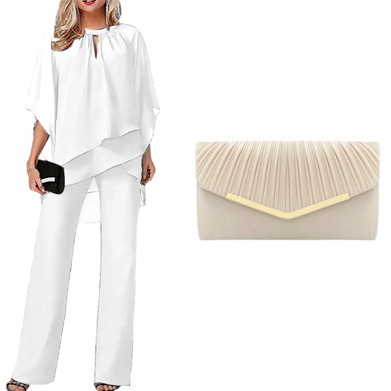 ⏳Time-Limited Special⏰Elegant Asymmetrical Two-Piece Pant Set