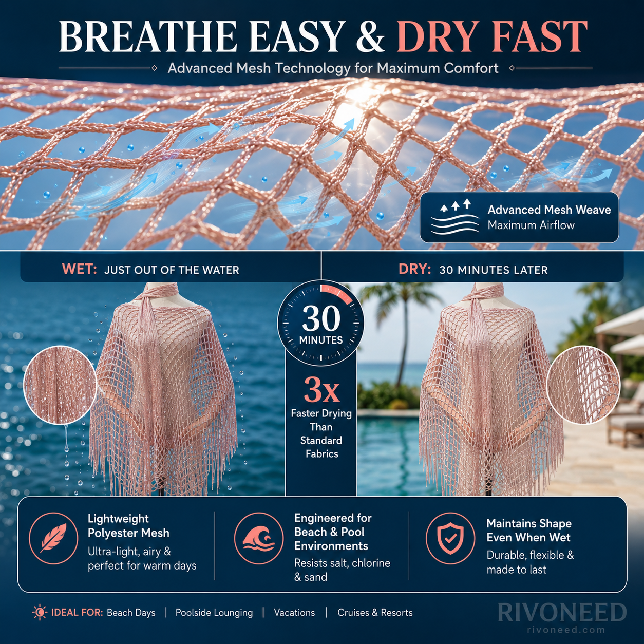 🏆 Last Day Special Price 💐Summer Metallic Crochet Cover-Up – Lightweight, Flowy & Effortlessly Stylish summer outfit