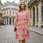🎁 50% OFF! Women's Elegant Layered Ruffle Sleeve Dress – Effortless Style for Every Occasion 💃