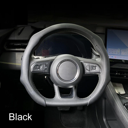 🏆 50K+ SOLD! – Almost Gone💥-✨ Nappa Leather car steering wheel cover