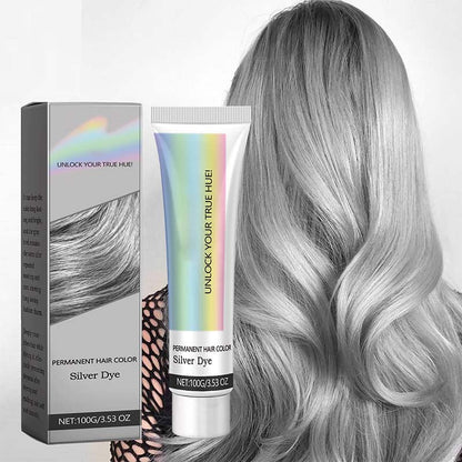 🌸Buy 2 Get 1 Free! 🌸🎁2-in-1 Natural Essence Extract Silver Hair Dye