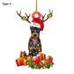 Christmas Tree Puppy Pendant Ornament