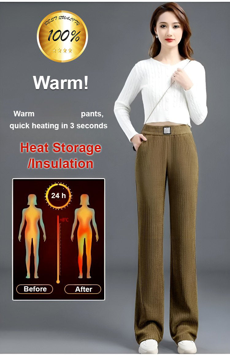 🌸NEW HOT SALE🔥Women‘s High Waist Wide Leg Corduroy Pants