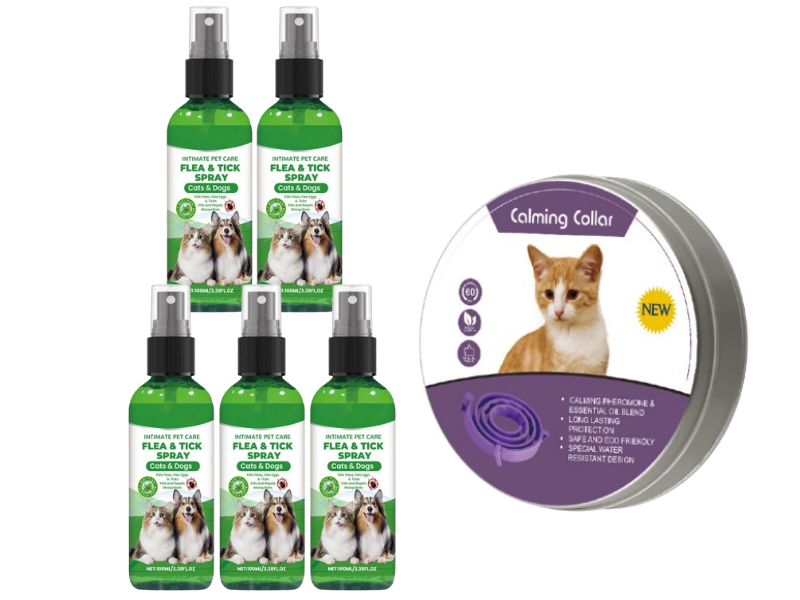 🔥Limited-time offer-Natural Flea & Tick Spray for Dogs and Cats