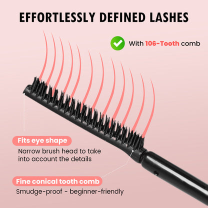🔥 Hot Sale 60% OFF🔥🔥[Waterproof and Non-Smudging] Lengthening And Curling Long-lasting Mascara