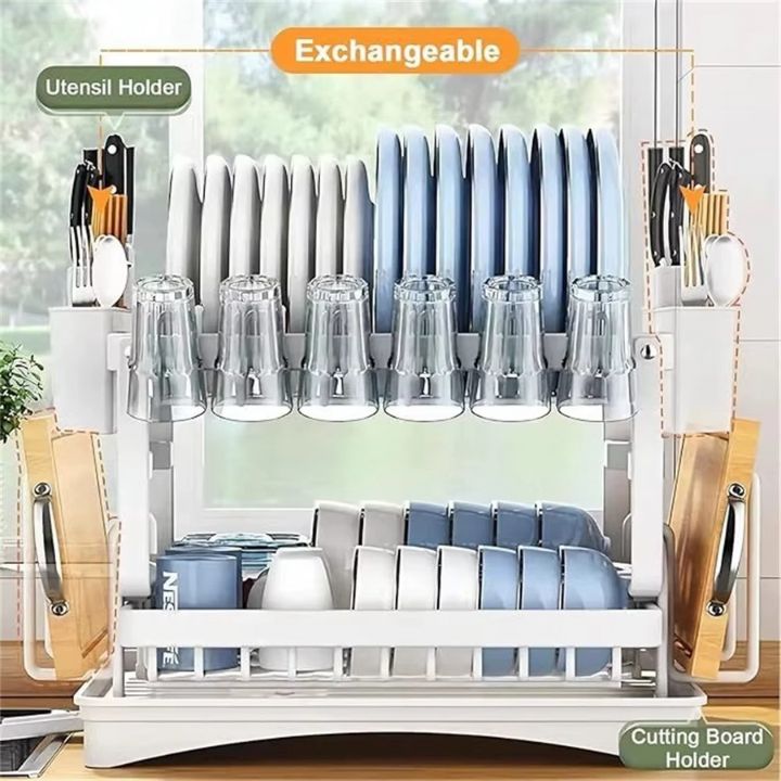 🔥50％ OFF🔥Premium 2-Tier Dish Rack✈️Free Shipping