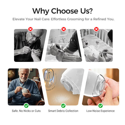 🔥 Limited-Time Offer: 50% OFF!!!⚡50K+ SOLD!🔥Universal Automatic Fingernail Grinder