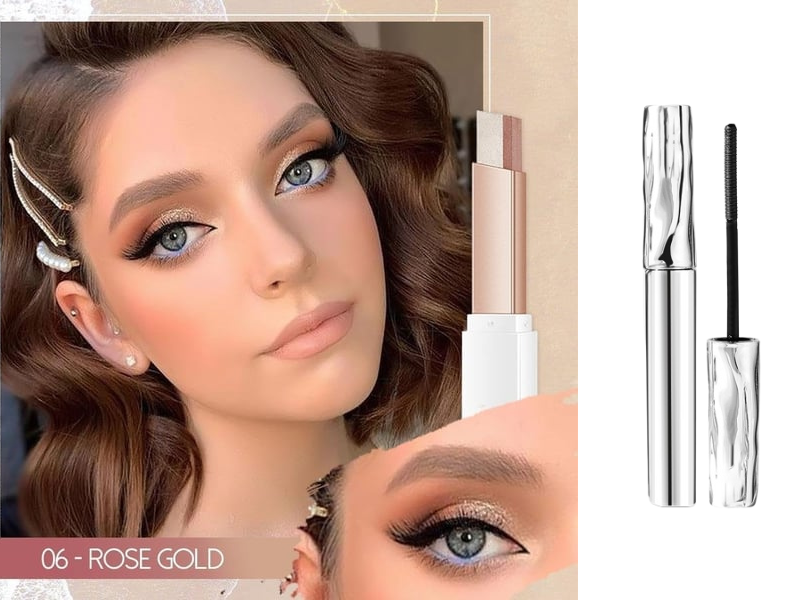 6Pcs Two Color Eyeshadow Stick Set