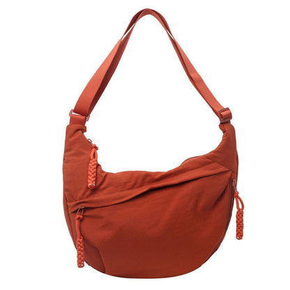 🔥Designer Direct Sales👜Women's Fashion Plain Color Nylon Crossbody Hobo Bag