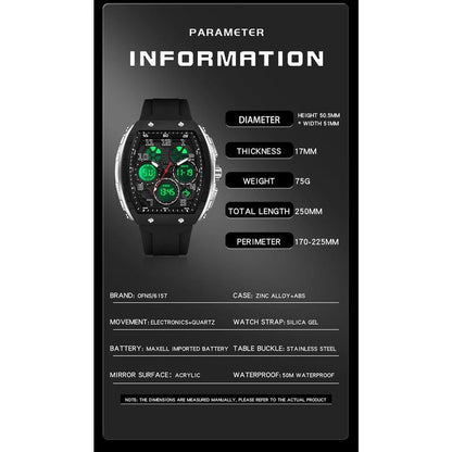 🎁 50% OFF🎄Men's Sporty Luminous Digital Automatic Watch ✈️ Free Shipping