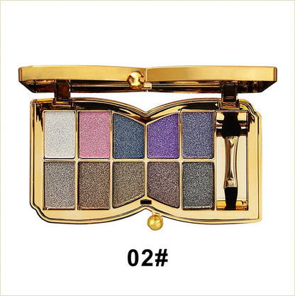 🔥Hot Sale - 49% off🔥✨10 colors glitter shimmer eyes shadow pallet