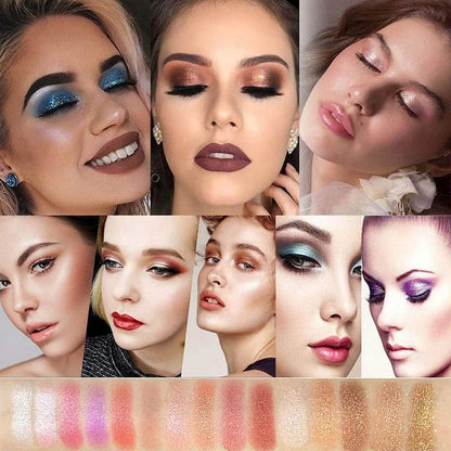 🔥Hot Sale - 49% off🔥✨10 colors glitter shimmer eyes shadow pallet