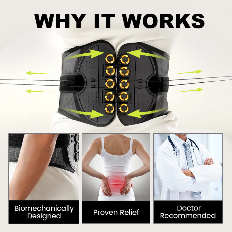 🔥HOT SALE 50% OFF🔥Adjustable Lumbar Support Belt Lower Back Brace