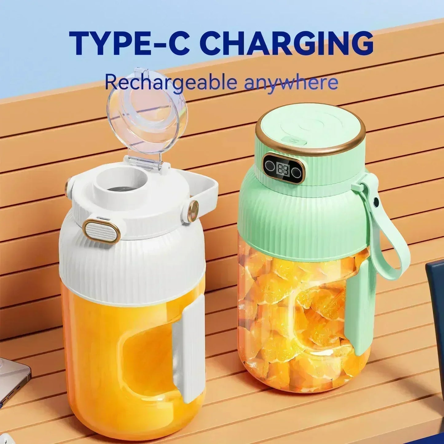 🍎🍓🍉🍊 Multifunctional Portable Juicer Cup
