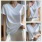 🌸49% OFF🌸Women's Breathable Silk V-Neck T-Shirt