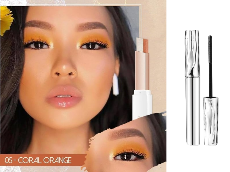 6Pcs Two Color Eyeshadow Stick Set