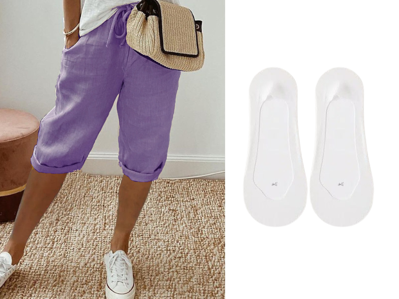 ⏳Time-Limited Special⏰Women's Casual Cotton Linen Capris