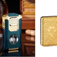 🎁New Year gifts🎊5-in-1 Refillable Cigar Torch Lighter with Cutter✨Buy 2, Free Shipping 🚚