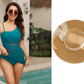 💎 50% OFF! 💎 Women's Sexy One-Piece Swim Dress – Ruched Slim Fit, High-Waisted Tummy Control & Sheer Mesh Detail 🩱✨