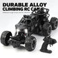 💥🎁Children Alloy Climbing Four-wheel Drive RC Car -🚙45° Climbing Car with Alloy Body & 4-Wheel Shock Absorbers