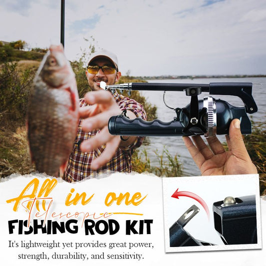 All-in-one Telescopic Fishing Rod Kit