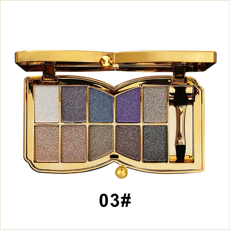 🔥Hot Sale - 49% off🔥✨10 colors glitter shimmer eyes shadow pallet