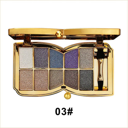 🔥Hot Sale - 49% off🔥✨10 colors glitter shimmer eyes shadow pallet