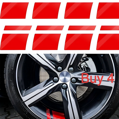 Car Wheel Rim Reflective Stripes Decal