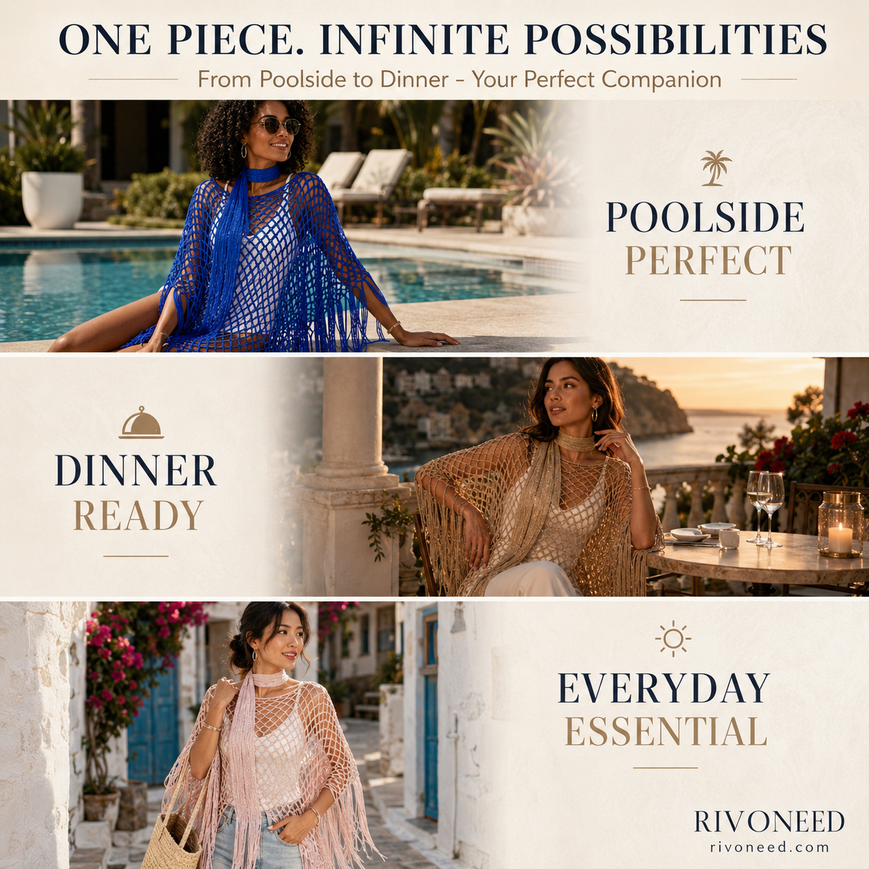 🏆 Last Day Special Price 💐Summer Metallic Crochet Cover-Up – Lightweight, Flowy & Effortlessly Stylish summer outfit