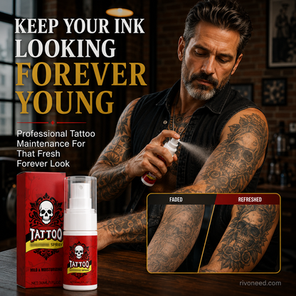💪50% OFF | Tattoo Aftercare Moisturizing Spray 💧 Hydrating Mist for Vibrant & Healthy Ink