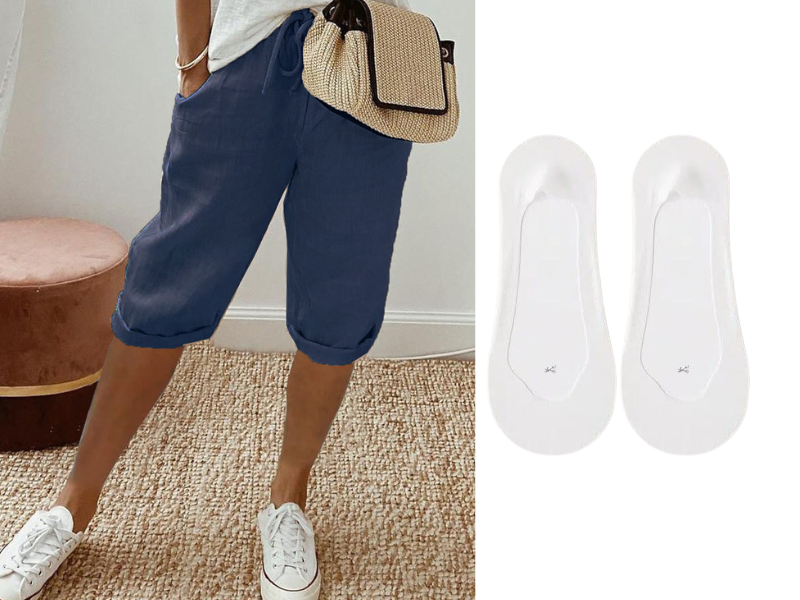 ⏳Time-Limited Special⏰Women's Casual Cotton Linen Capris