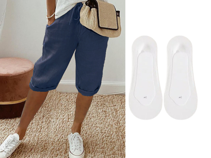 ⏳Time-Limited Special⏰Women's Casual Cotton Linen Capris