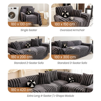 📢📢50% OFF !!⏰⏰Soft Plush Non-Slip Couch Cover