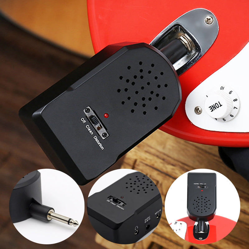 🌆 HOT SALE 🎁 Mini Portable Guitar Amplifier Set 🎸 30W HD Sound 🔊