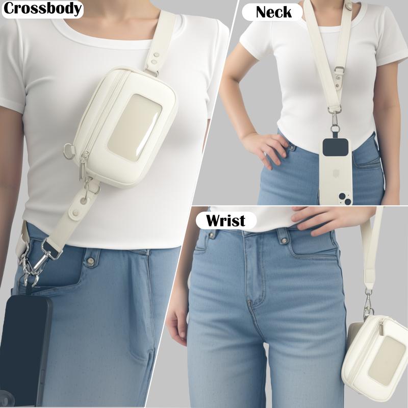 🔥BUY 3 GET 1 FREE ✨Adjustable Crossbody Phone Wallet Lanyard with Safety Breakaway Clasp