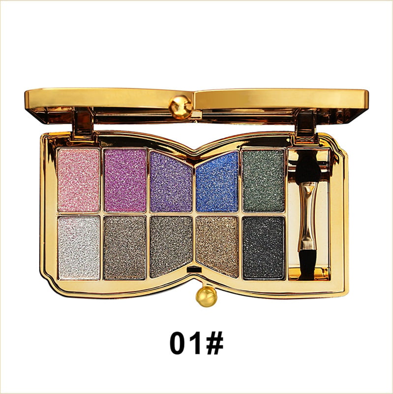 🔥Hot Sale - 49% off🔥✨10 colors glitter shimmer eyes shadow pallet