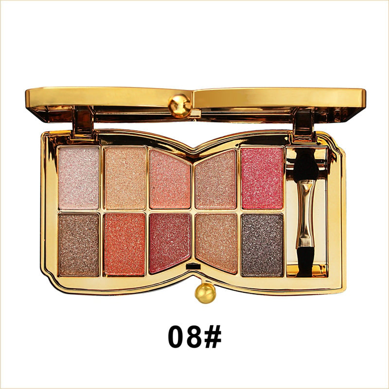 🔥Hot Sale - 49% off🔥✨10 colors glitter shimmer eyes shadow pallet