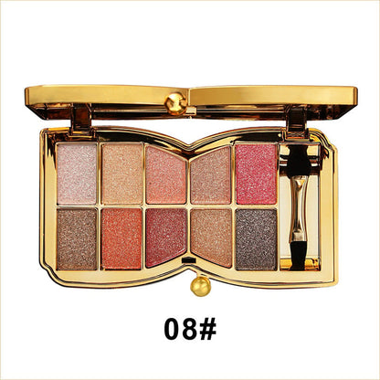 🔥Hot Sale - 49% off🔥✨10 colors glitter shimmer eyes shadow pallet