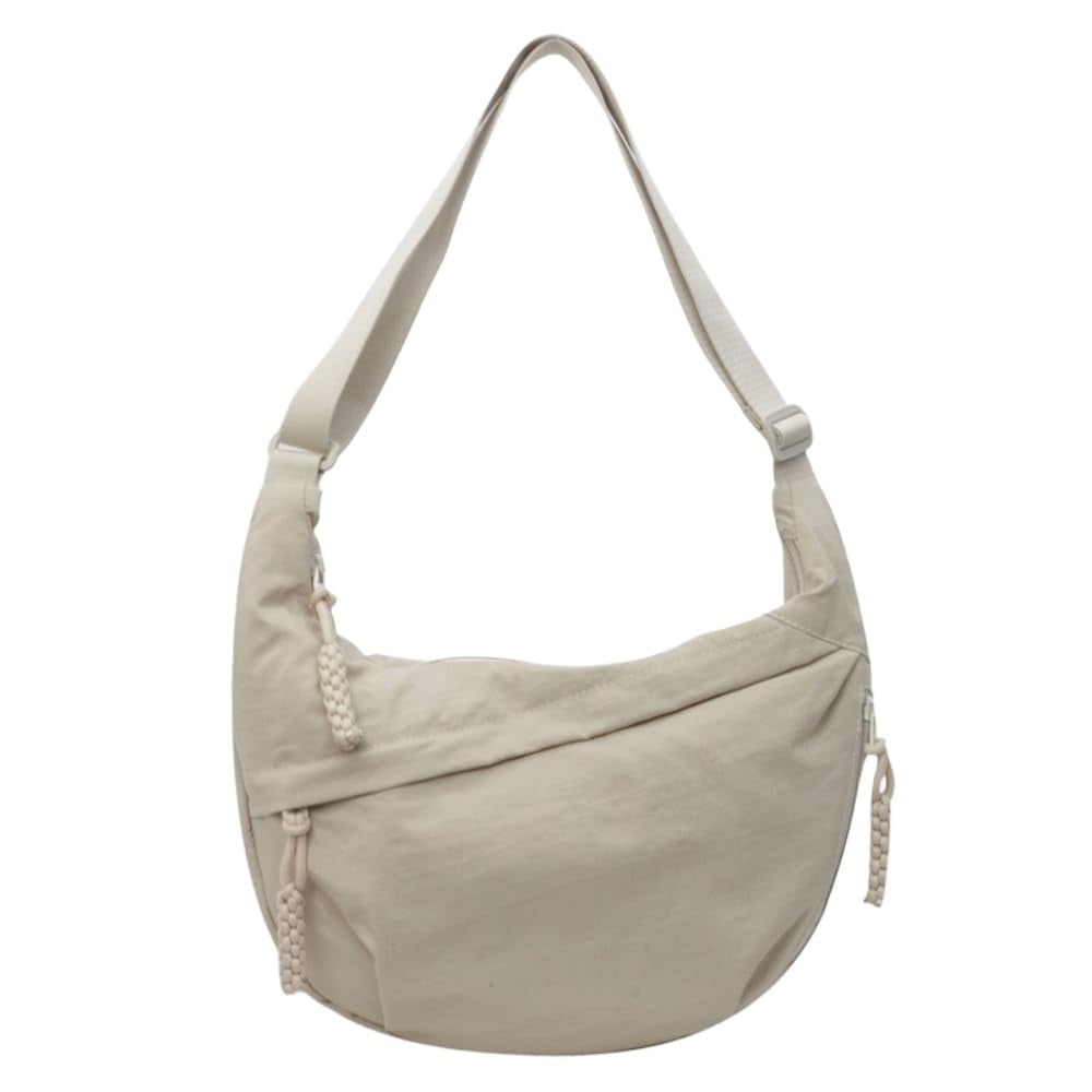🔥Designer Direct Sales👜Women's Fashion Plain Color Nylon Crossbody Hobo Bag