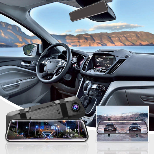 🔥2026 Hot Sale✈️Touch Screen Rear View Mirror Dash Cam Smart Mirror~Last 3 days – limited time discount! ⏰🔥