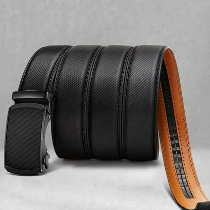 🎁 Leather Ratchet Belt With Adjustable Buckle💼