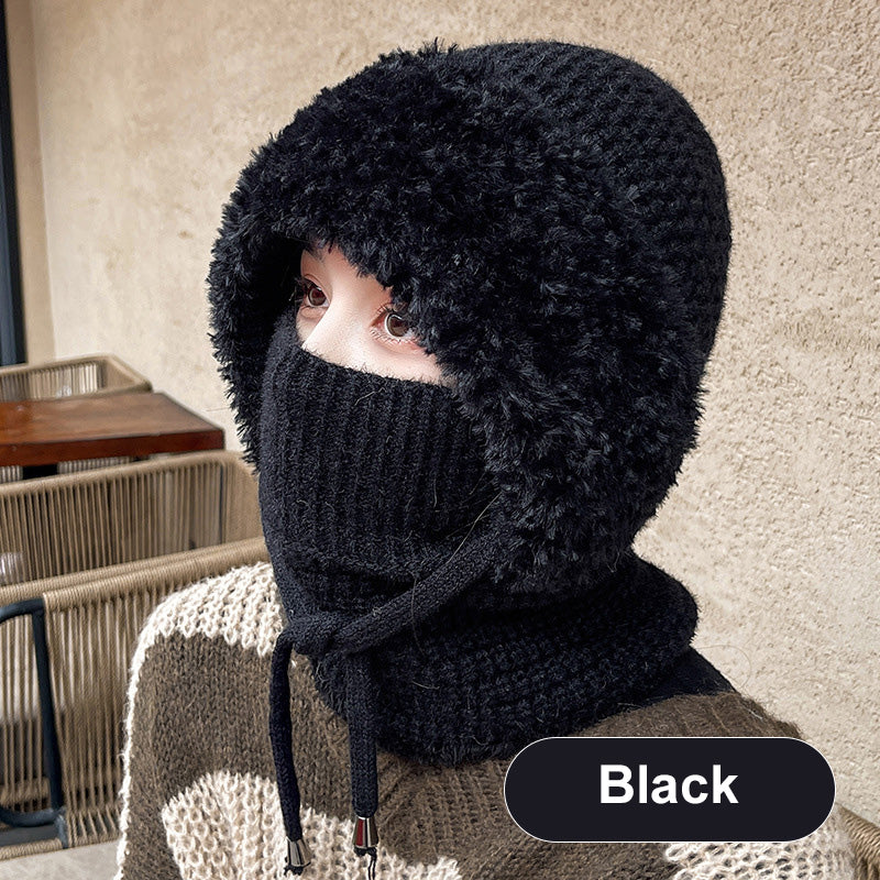 🔥Hot Sale 49% OFF🎁Women's Winter One-Piece Knitted Beanie Scarf Mask 4-in-1 Balaclava