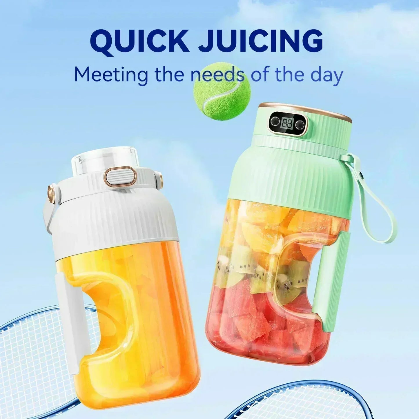 🍎🍓🍉🍊 Multifunctional Portable Juicer Cup