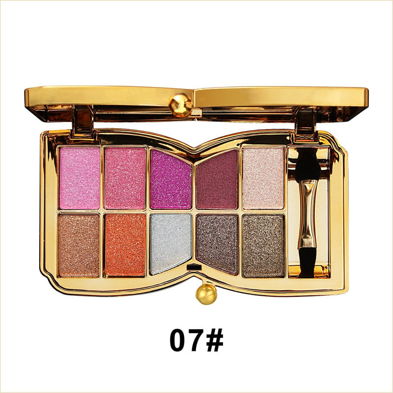 🔥Hot Sale - 49% off🔥✨10 colors glitter shimmer eyes shadow pallet